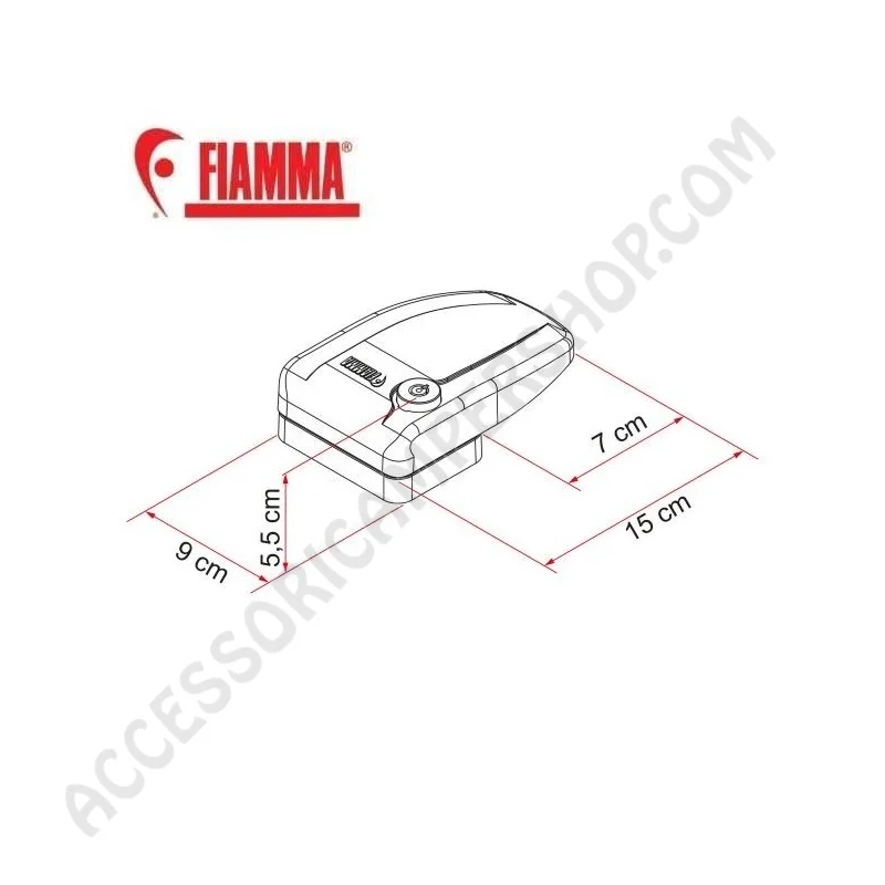 Chiusura di Sicurezza Serratura Esterna Bianco | Accessoricampershop.com