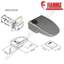 Chiusure di Sicurezza SAFE DOOR 3 Fiammate Grigie | Accessoricampershop.com