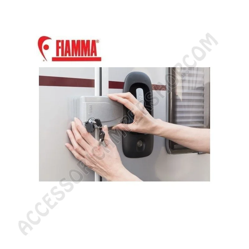 Chiusure di Sicurezza SAFE DOOR 3 Fiammate Grigie | Accessoricampershop.com