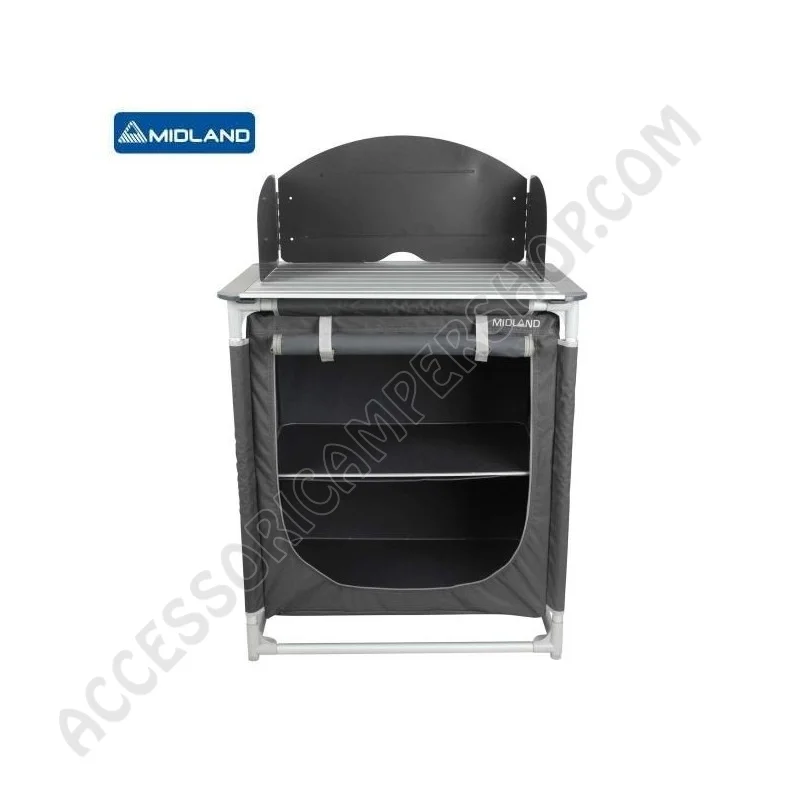 Mobile porta fornello con dispensa da campeggio | Accessoricampershop.com