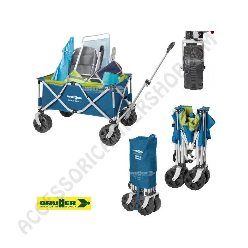 Carretto Pieghevole Brunner Cargo Cross XXL | Accessoricampershop.com