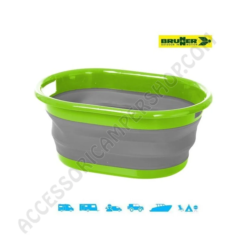 Bacinella Ripiegabile Ovale Salvaspazio | Accessoricampershop.com