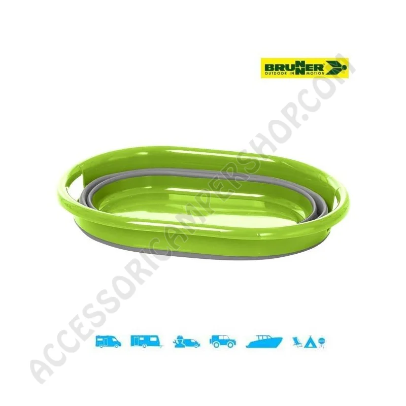 Bacinella Ripiegabile Ovale Salvaspazio | Accessoricampershop.com
