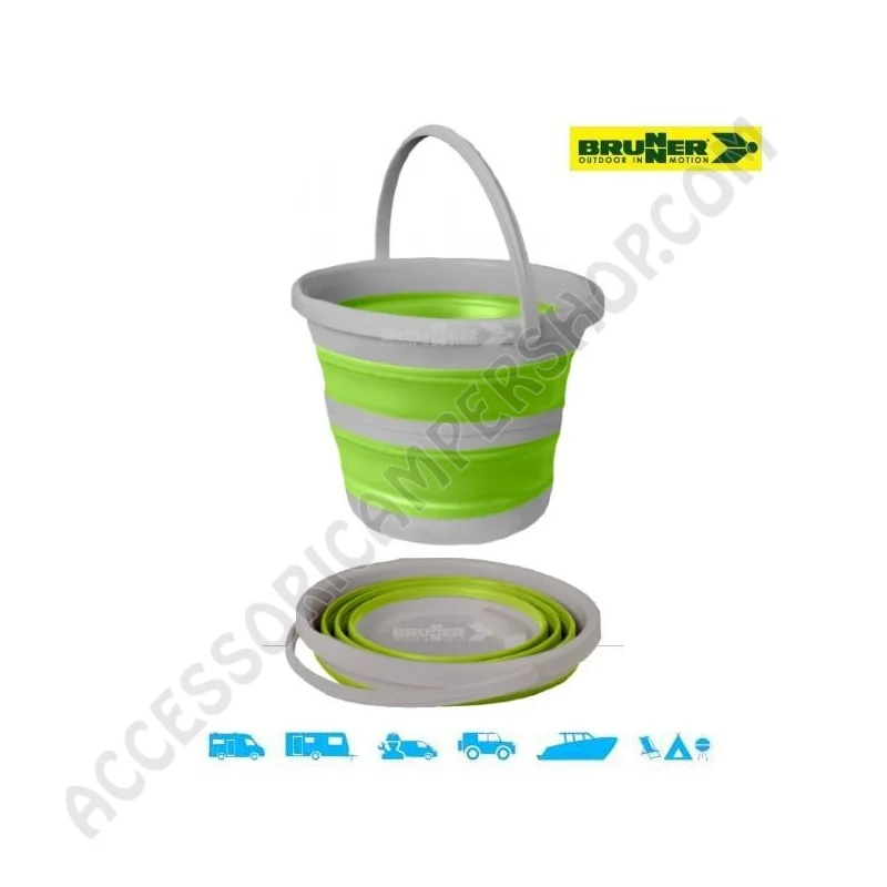 Secchio Ripiegabile Salvaspazio per Camper | Accessoricampershop.com