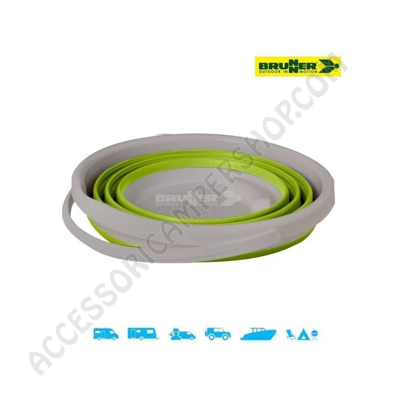Secchio Ripiegabile Salvaspazio per Camper | Accessoricampershop.com