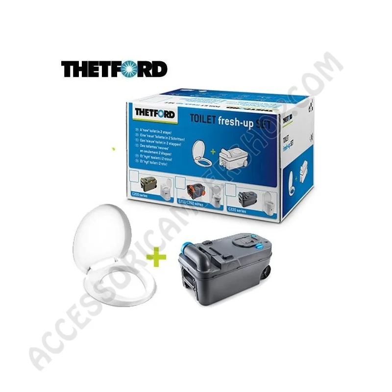 Kit Toilet Fresh-Up Set C220 con Maniglia e Ruote | Accessoricampershop.com