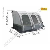 Veranda Pneumatica Marina Air 290 per Caravan | Accessoricampershop.com