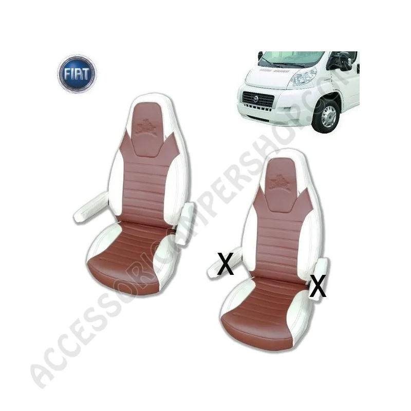 Fodere Copri Sedile Eco-Pelle Fiat Ducato 2006-2014 | Accessoricampershop.com