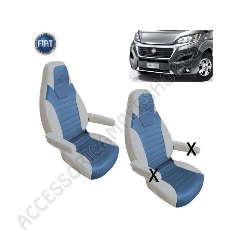 Fodere Copri Sedile Eco-Pelle Fiat Ducato 2014 | Accessoricampershop.com