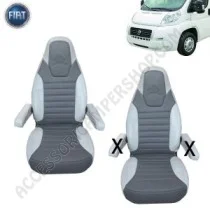 Fodere Copri Sedile Fiat Ducato 2006-2014 Grigio | Accessoricampershop.com