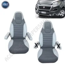 Fodere Copri Sedile Fiat Ducato 2014 Grigio | Accessoricampershop.com