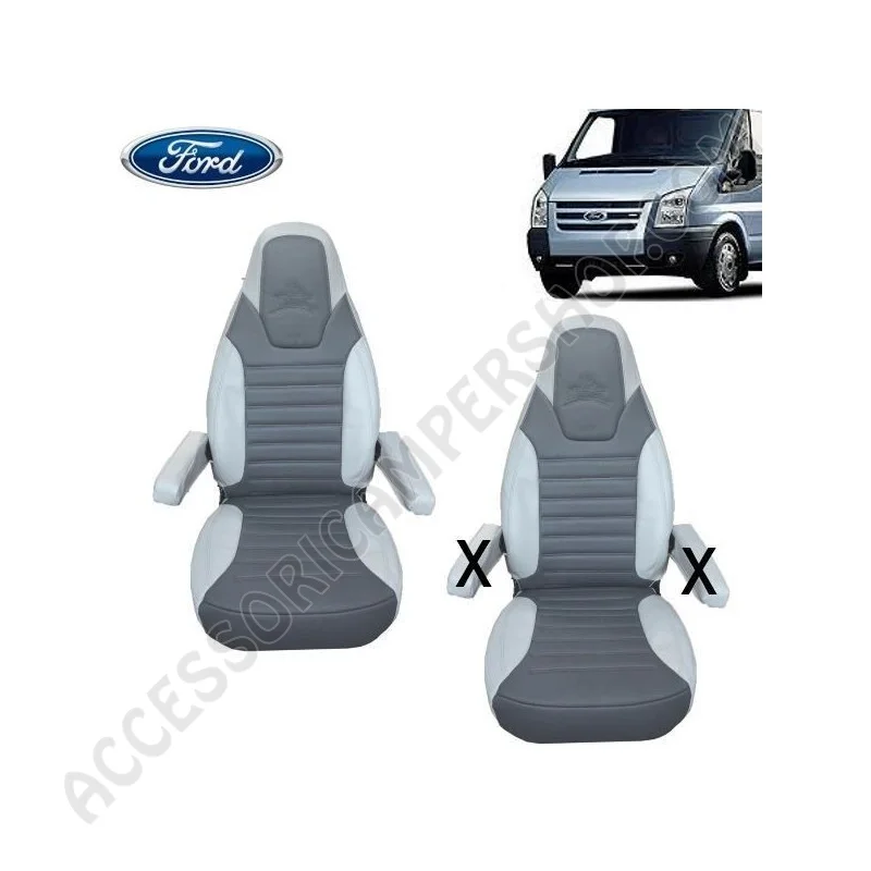 Fodere Copri Sedile Eco-Pelle Ford Transit 2006-2014 | Accessoricampershop.com