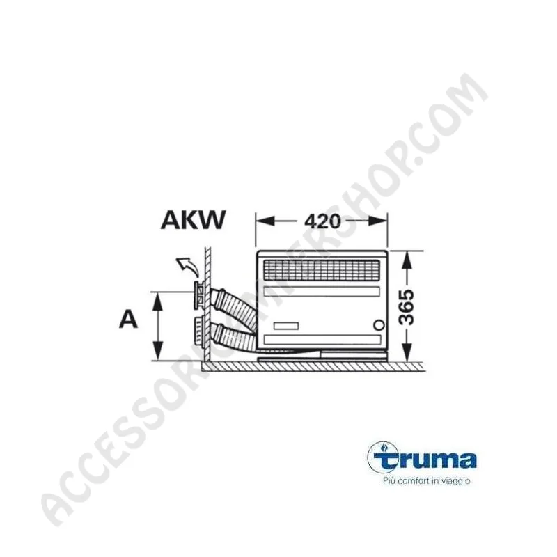 Stufa Truma Trumatic S 2200 per Caravan | Accessoricampershop.com