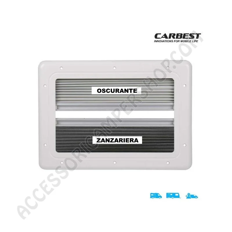 Finestra Completa Carbest per Camper e Caravan | Accessoricampershop.com