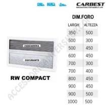 Oscurante Zanzariera RW Compact Carbest per Camper | Accessoricampershop.com