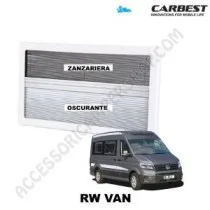 Oscurante Zanzariera per Finestra RW Van Carbest | Accessoricampershop.com