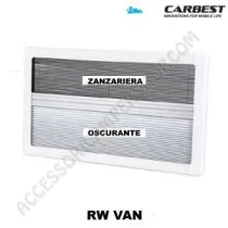 Oscurante Zanzariera per Finestra RW Van Carbest | Accessoricampershop.com