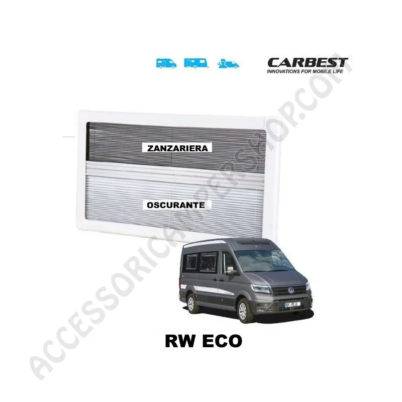 Oscurante Zanzariera per Finestra RW ECO Carbest | Accessoricampershop.com