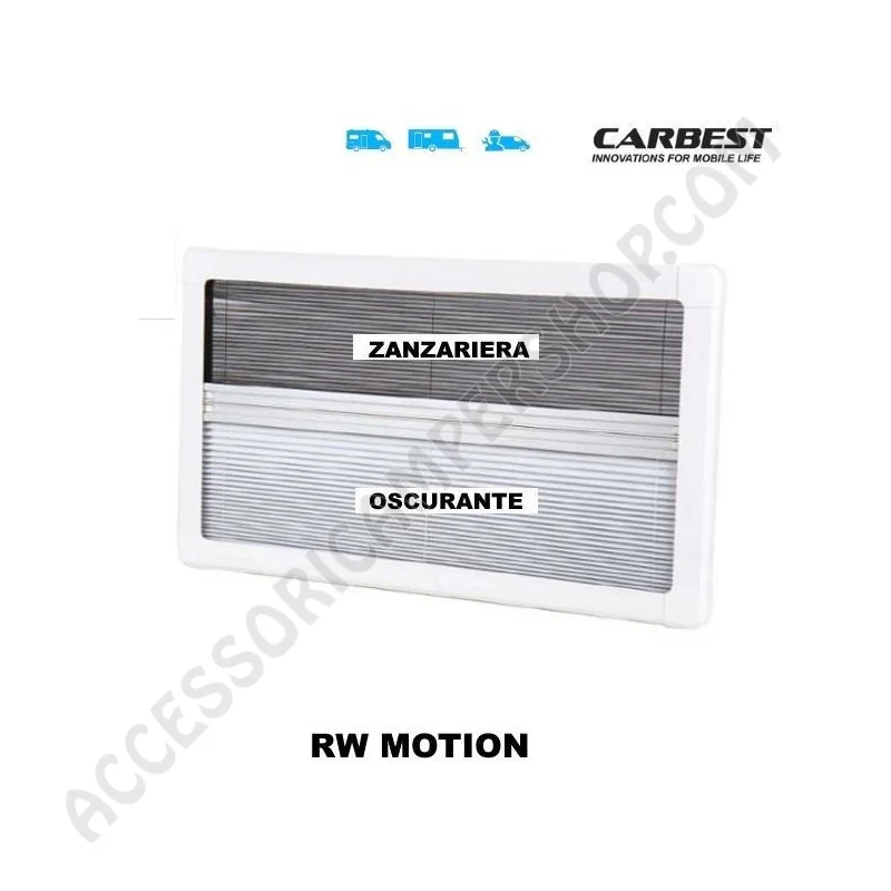 Finestra Scorrevole RW MOTION Carbest per Camper | Accessoricampershop.com