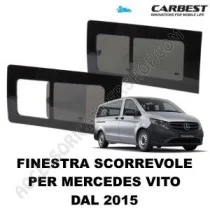 Finestra Scorrevole Vetro Carbest Mercedes Vito 2015 | Accessoricampershop.com