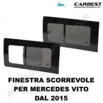 Finestra Scorrevole Vetro Carbest Mercedes Vito 2015 | Accessoricampershop.com