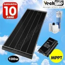 Pannello Solare 105W con Regolatore MPPT | Accessoricampershop.com