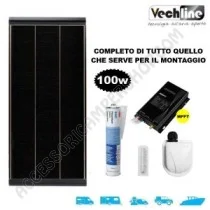 Pannello Solare 105W con Regolatore MPPT | Accessoricampershop.com