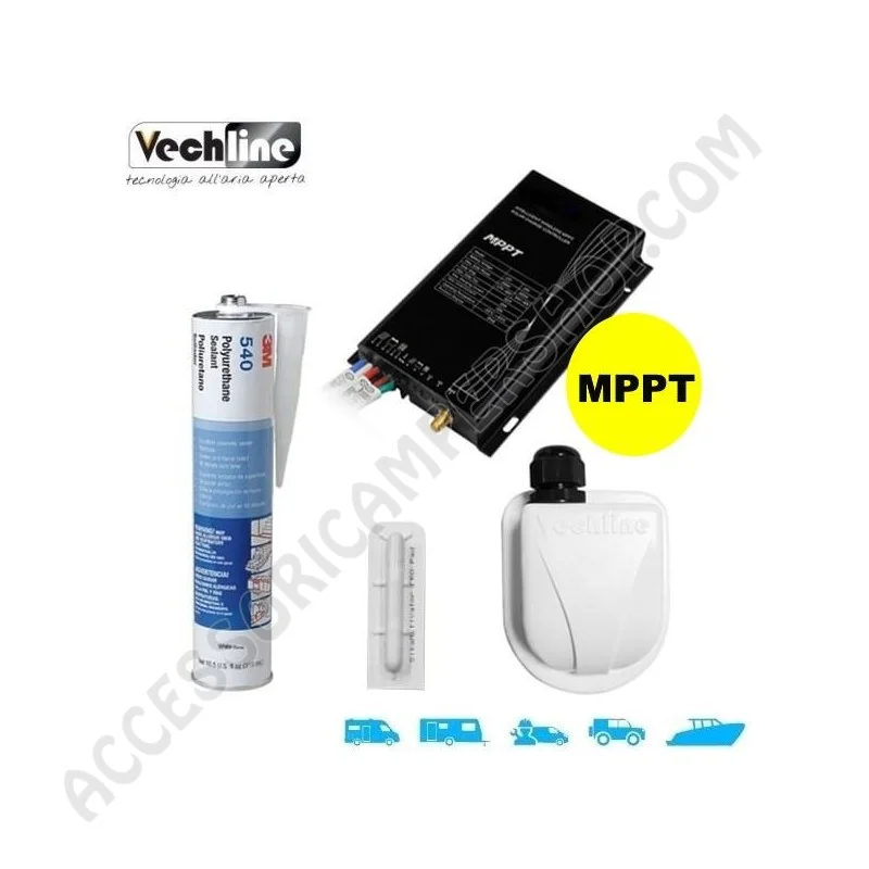 Pannello Solare 105W con Regolatore MPPT | Accessoricampershop.com