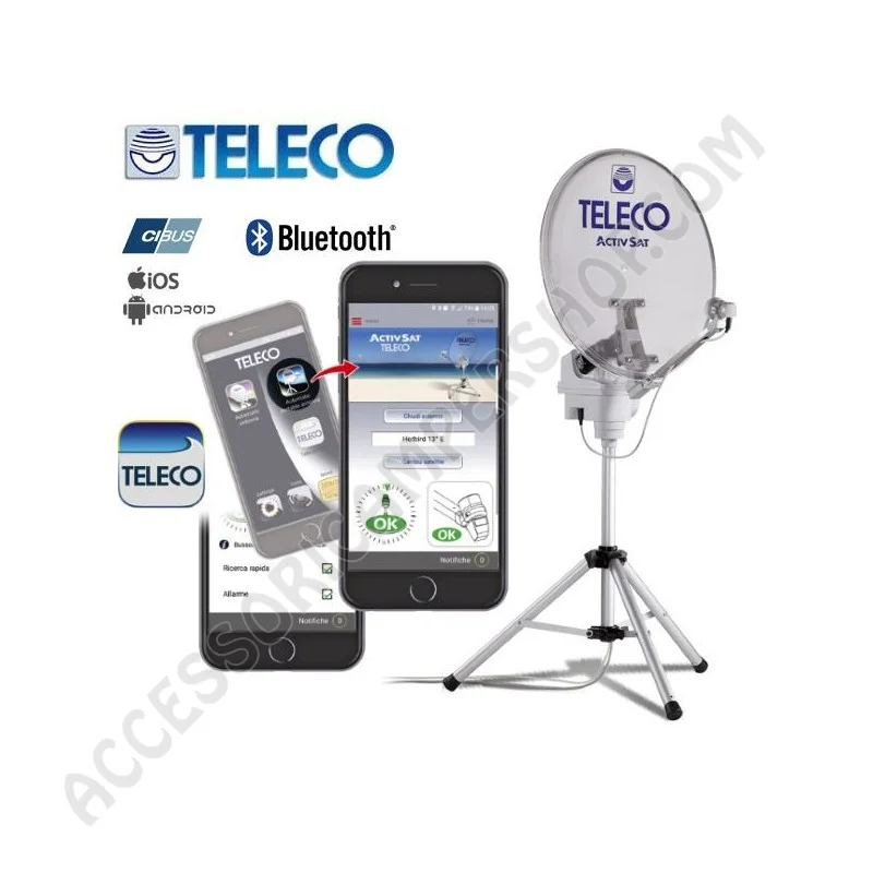 Antenna Satellitare Automatica Portatile 85 cm | Accessoricampershop.com