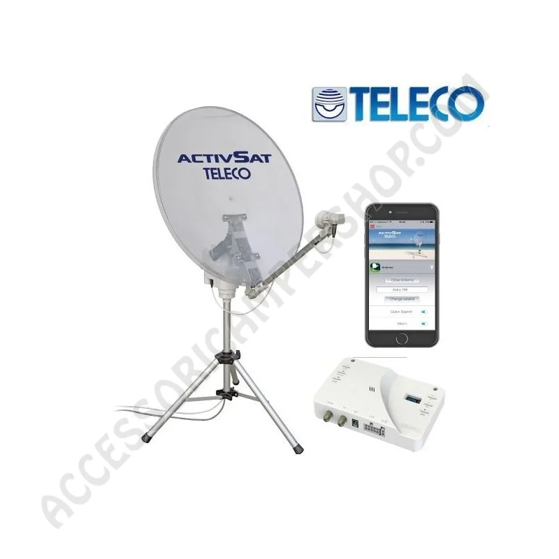 Antenna Satellitare Automatica Portatile 85 cm | Accessoricampershop.com