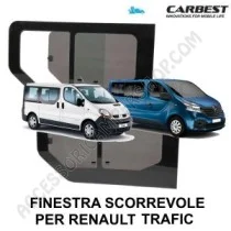 Finestra Scorrevole Vetro Carbest Renault Trafic | Accessoricampershop.com