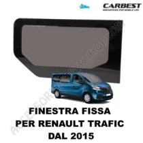 Finestra Fissa in Vetro Carbest Renault Trafic | Accessoricampershop.com