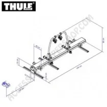 Porta Bici Thule VeloSlide per Garage Camper | Accessoricampershop.com