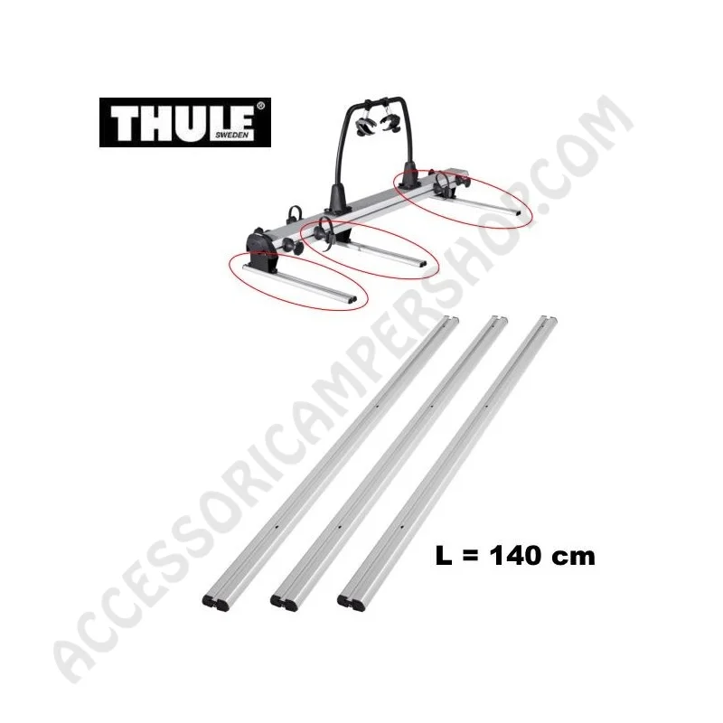 Barre THULE VELOSLIDE per porta-bici camper | Accessoricampershop.com