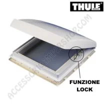 Oblò Thule Vent Manuale Bianco con Sicurezza | Accessoricampershop.com