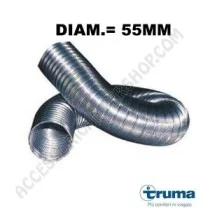 Tubo Scarico in Alluminio 55 mm per Stufe Truma | Accessoricampershop.com