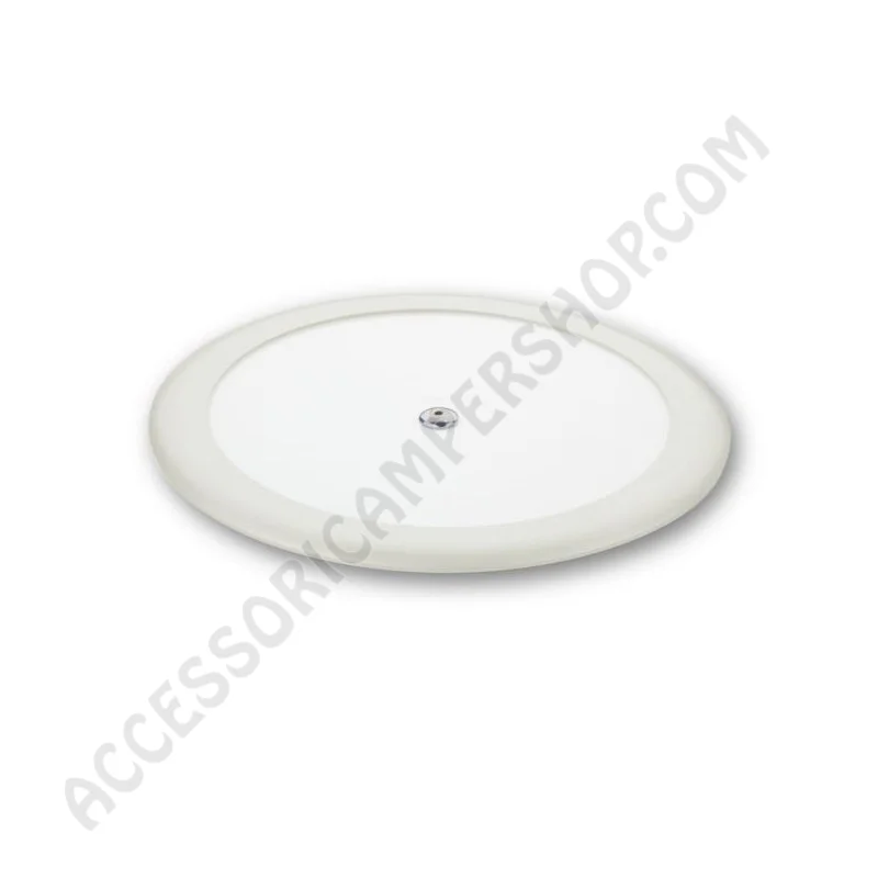 Plafoniera LED Tonda 11W Cornice Bianca | Accessoricampershop.com