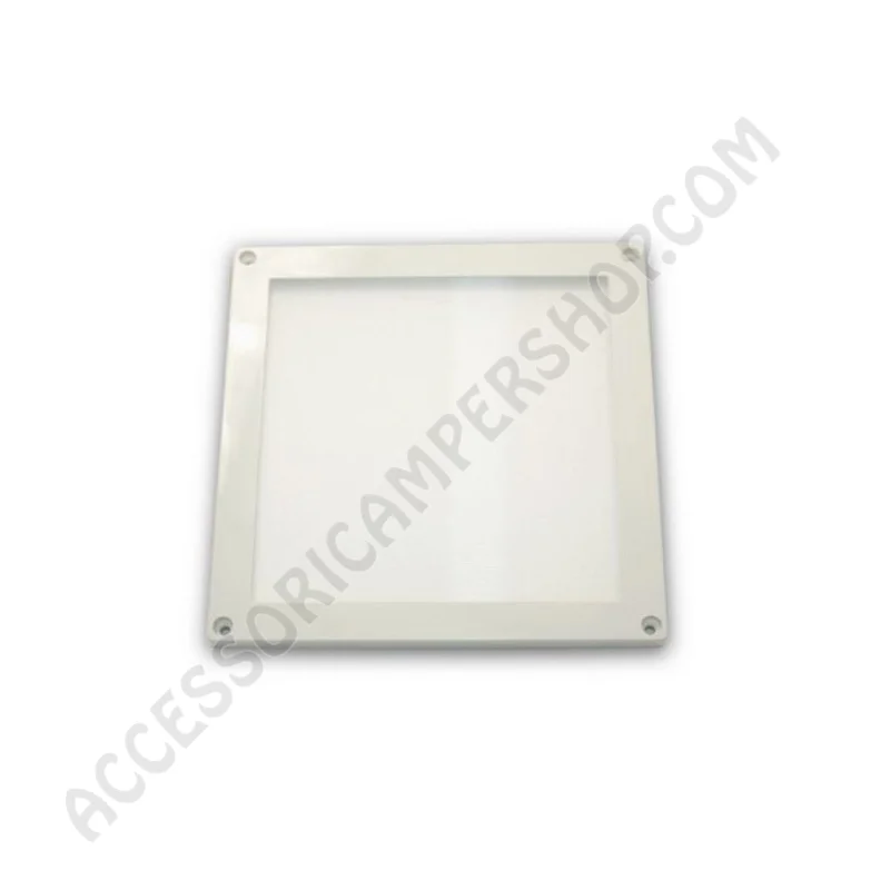 Plafoniera LED quadrata 3W bianca extra piatta | Accessoricampershop.com