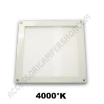 Plafoniera LED Extra Piatta 3W Cornice Bianca | Accessoricampershop.com