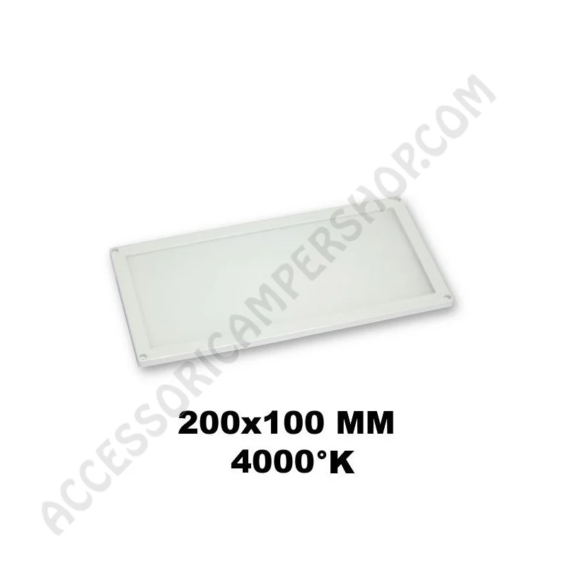 Plafoniera LED 6W Extra Piatta 200x100 mm | Accessoricampershop.com