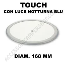 Plafoniera Tonda LED 5,5W Touch con Luce Blu | Accessoricampershop.com