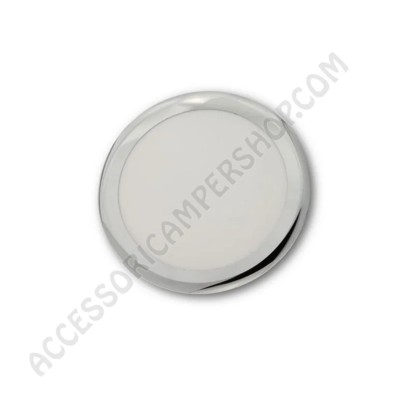 Plafoniera tonda LED 5,5W con luce notturna blu | Accessoricampershop.com
