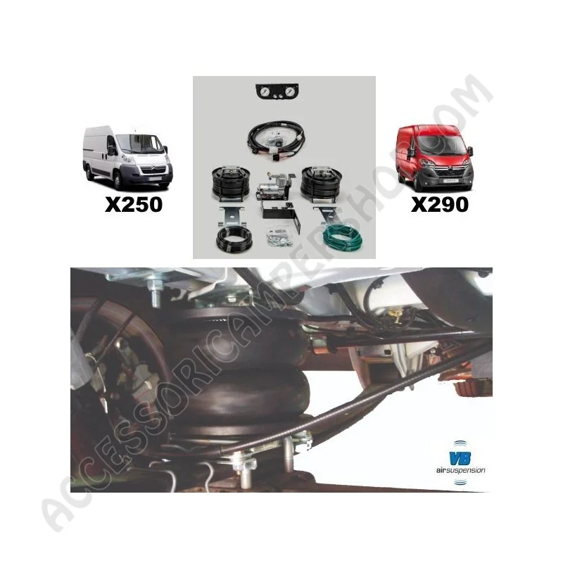 Sospensioni ad Aria VB-SEMIAIR per Fiat Ducato | Accessoricampershop.com