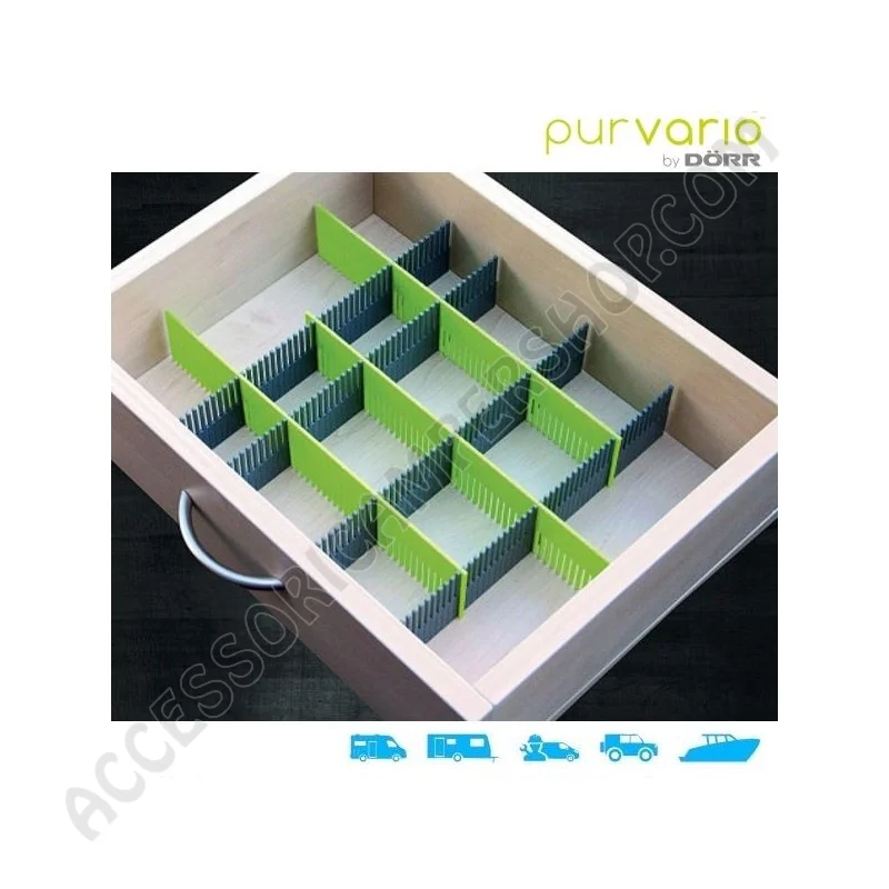 Organizzatore per cassetti e frigorifero camper | Accessoricampershop.com