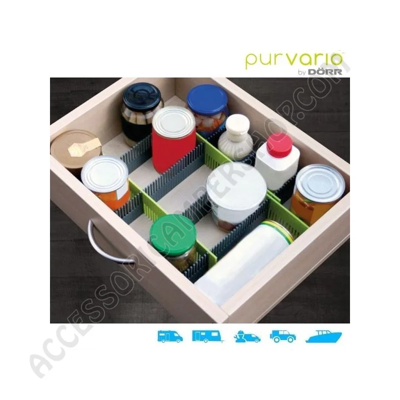 Organizzatore per cassetti e frigorifero camper | Accessoricampershop.com