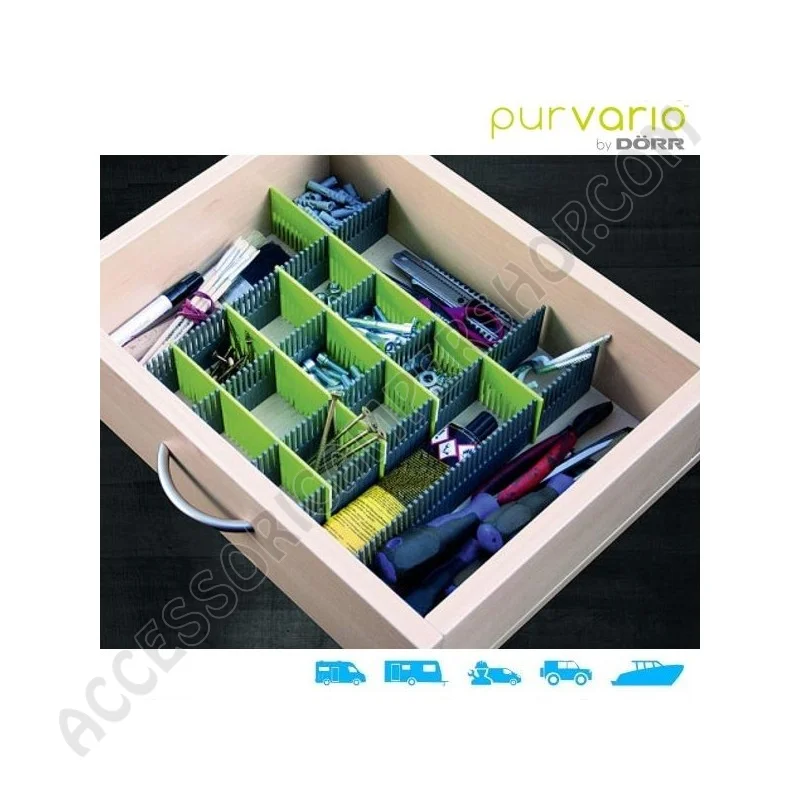 Organizzatore per cassetti e frigorifero camper | Accessoricampershop.com