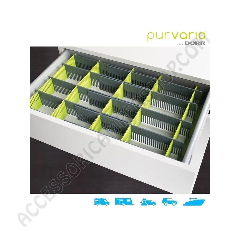 Organizzatore per cassetti e frigorifero camper | Accessoricampershop.com