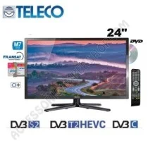 TV LCD 24'' HD con DVD e DVB-S2 per Camper | Accessoricampershop.com