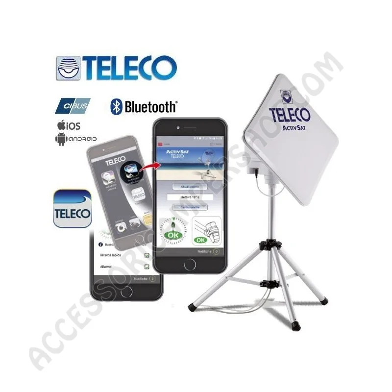 Antenna Satellitare Automatica Portatile | Accessoricampershop.com