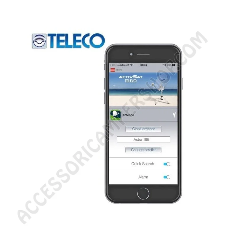 Antenna Satellitare Automatica Portatile | Accessoricampershop.com